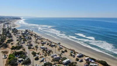 Looking at Tippers and Cardiff Reef Surf Spots in the Distance