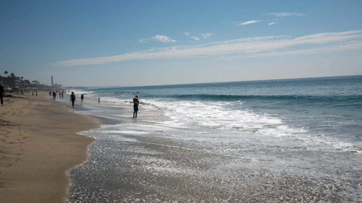 Enjoying the Water at Carlsbad City Beach