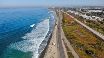 Aerial Looking North at North Ponto Beach