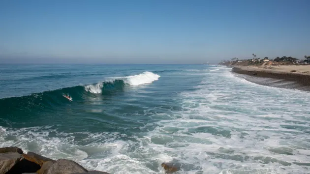 Body Surfing North of Jetty at South Ponto Beach
