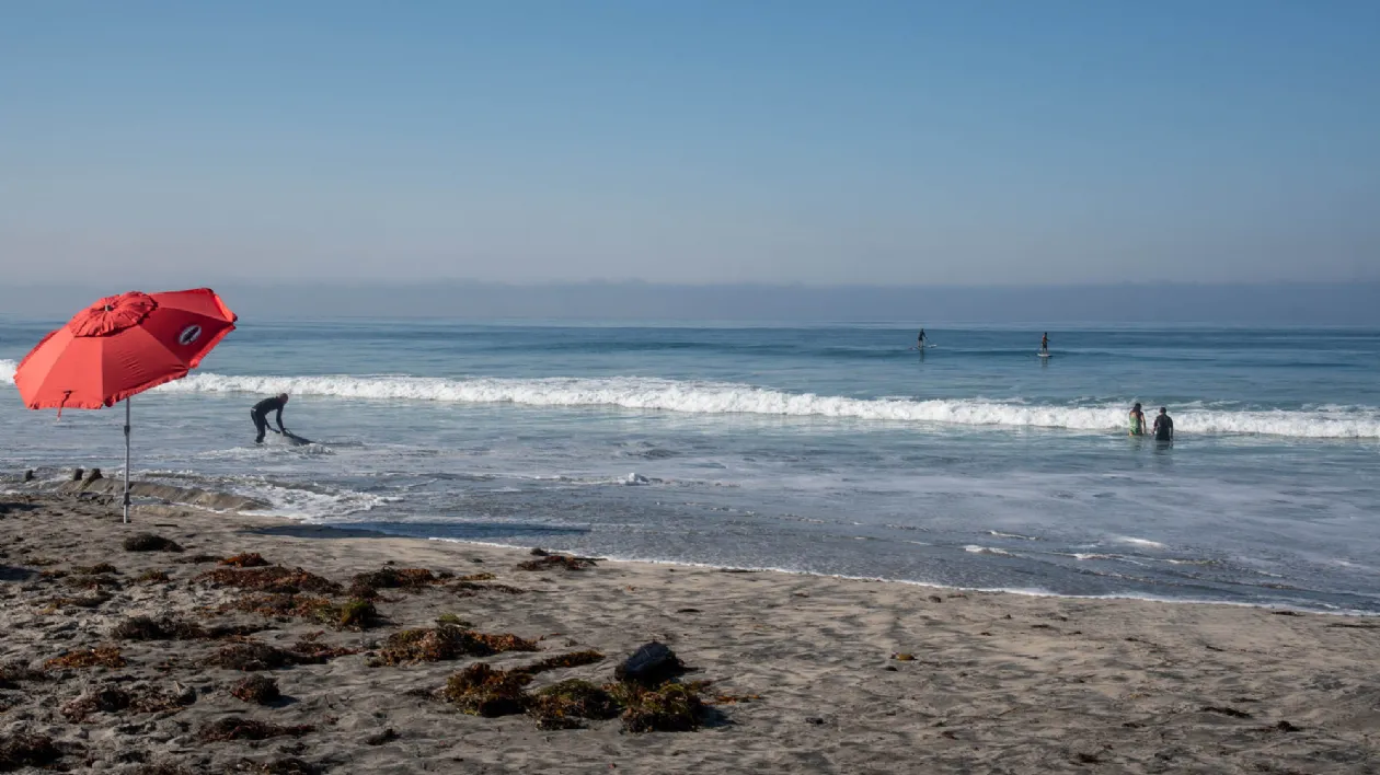 Beach Umbrella at South Ponto Beach