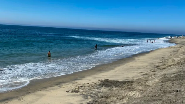 Swimmers at Tamarack Surf Beach