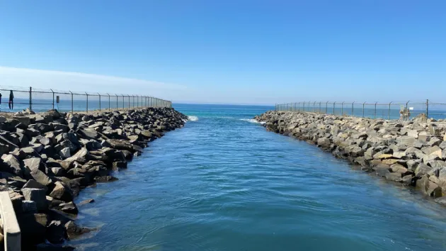 Jetty at Warm Water Jetty Beach