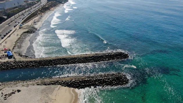 Looking from Above at Warm Water Jetty Beach