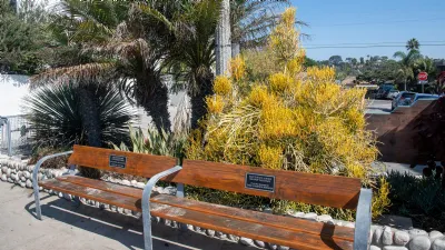 Benches at Stone Steps Beach