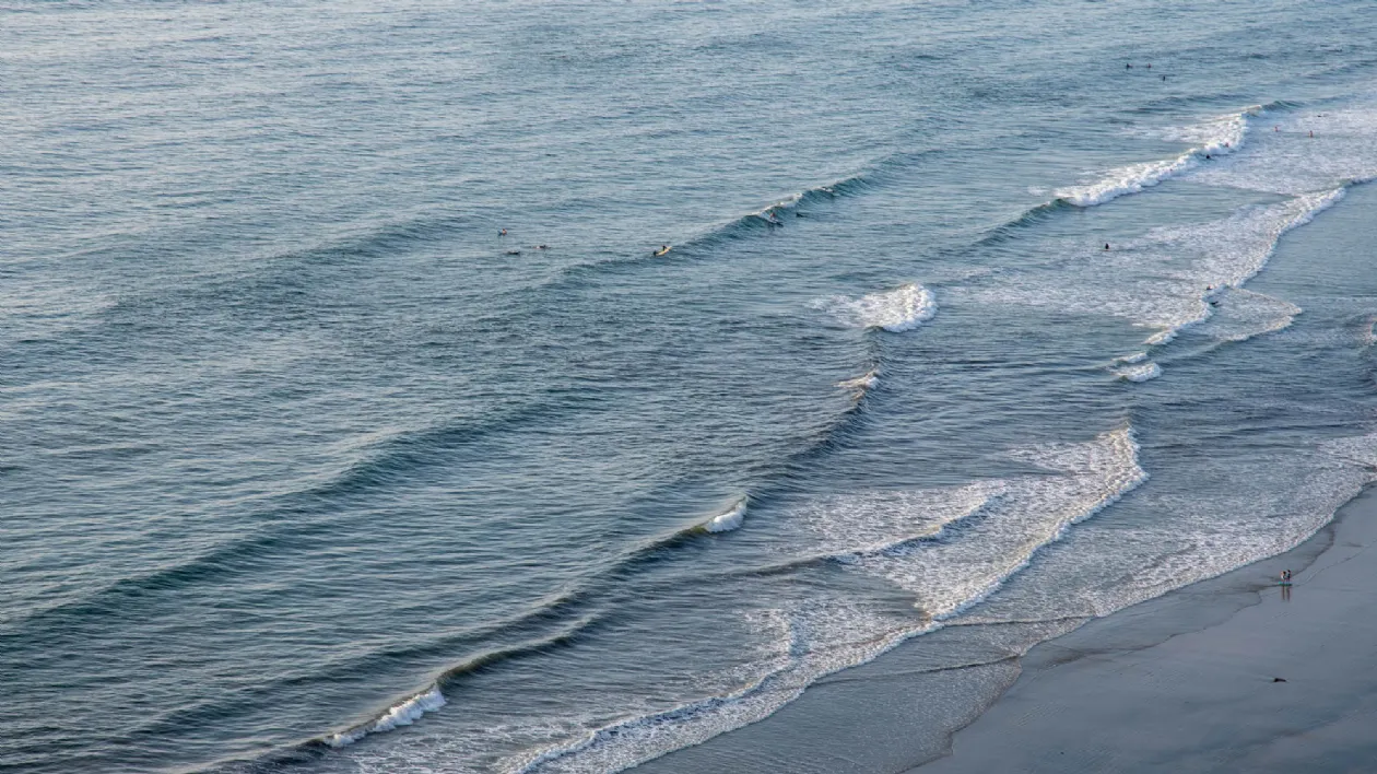 Catching Lots of Waves at Blacks Beach