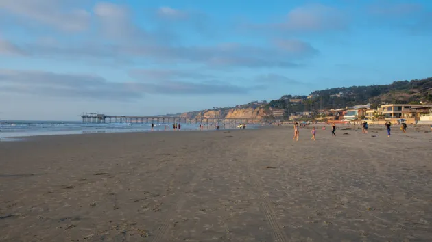 Enjoying the Beach at Scripps La Jolla