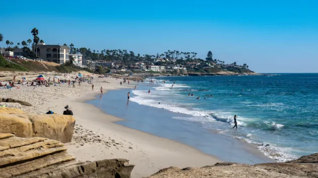Crowded Day at Windansea Beach