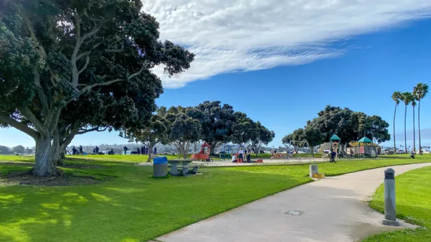 Playground at Mission Point Park