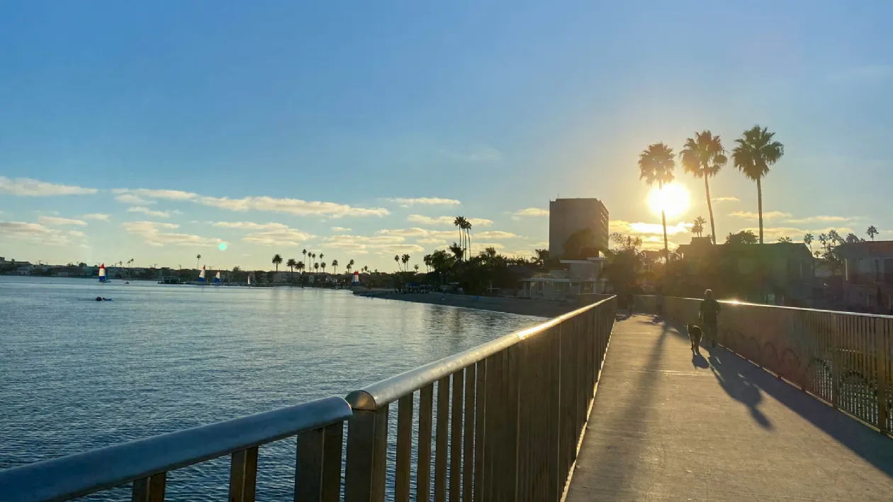 Boardwalk Bridge in Sail Bay