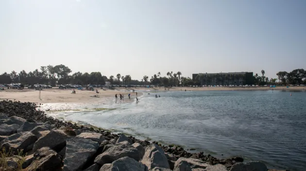 Looking at Ventura Cove Beach