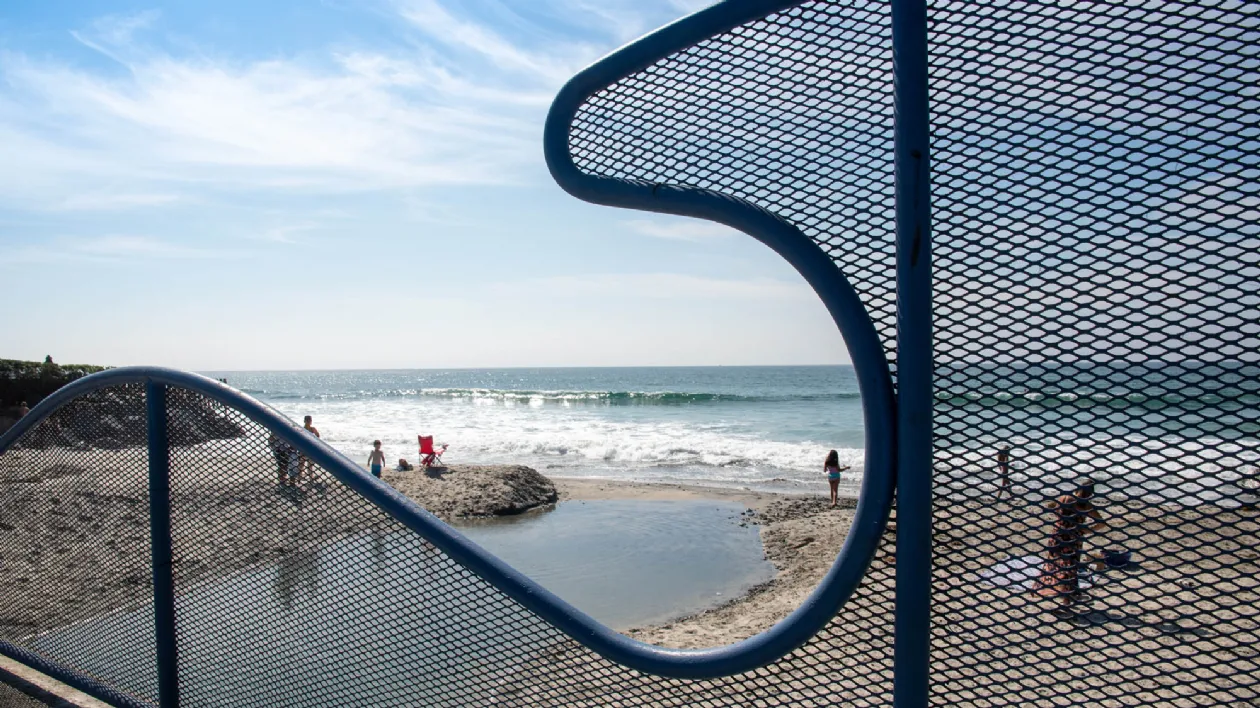 Buccaneer Beach from the Bridge