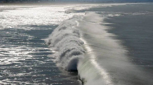 Wave Breaking in  PB next to Pier