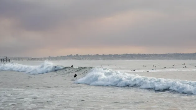 Kid Surfing at Tourmaline Series 1 of 3