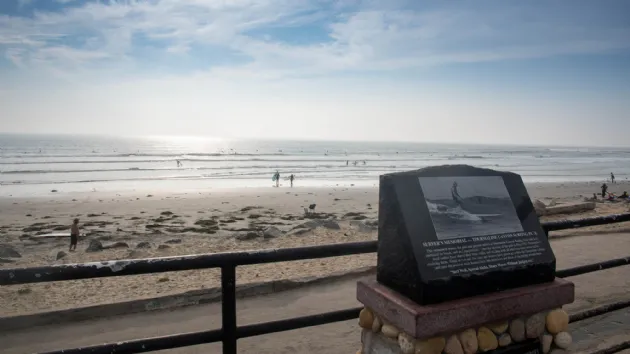 Surfer Memorial at Tourmaline