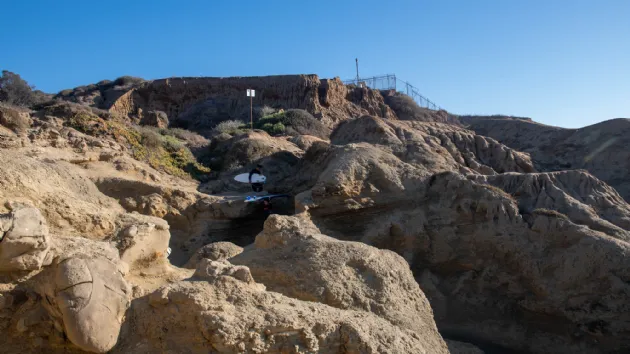 Trail to Nubes Surf Break