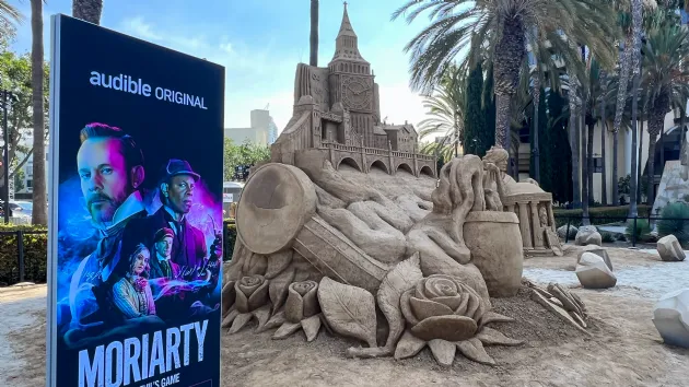 Moriarty the Devils game Sand Sculpture at Comic-Con San Diego 2022