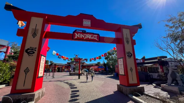 Ninjago Attraction Entrance at Legoland California