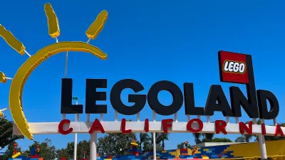 Main Legoland Sign at Legoland Ca