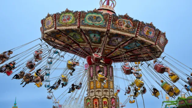 The Wave Swinger at the San Diego County Fair