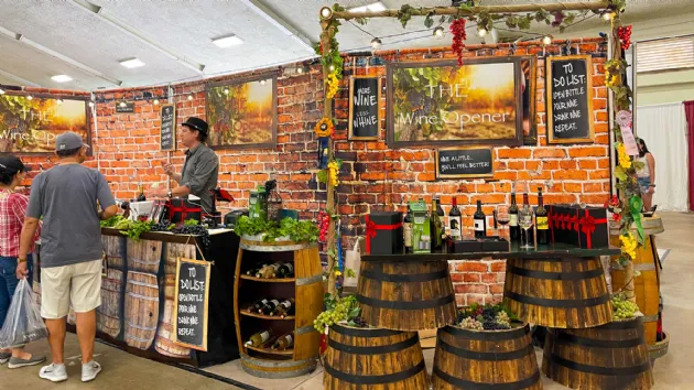 The Wine Opener Vendor at the San Diego County Fair