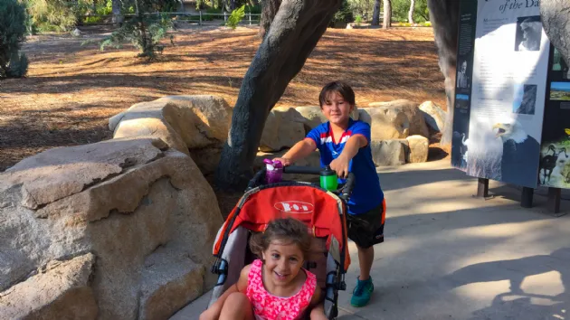 Kids Having Fun at the San Diego Zoo Safari Park