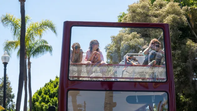 Top of the Double Decker Tour Bus at the San Diego Zoo