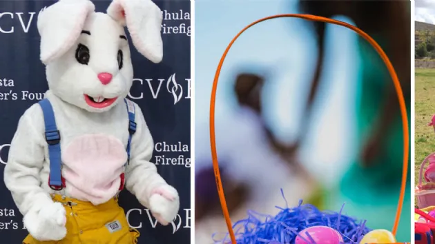 Chula Vista Firefighters Easter Bunny