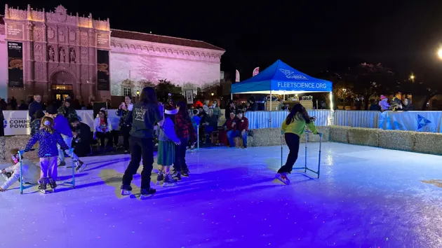Ice Skating Rink at December Nights
