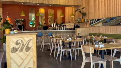 Inside Madi Restaurant for Mothers Day Brunch