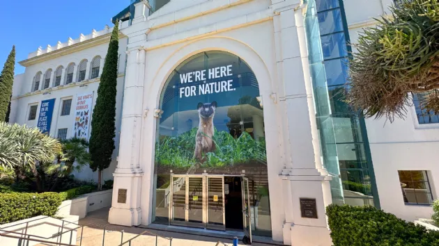 Entrance of the San Diego Natural History Museum