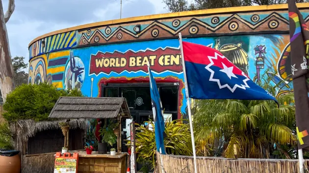 Entrance to the Worldbeat Cultural Center