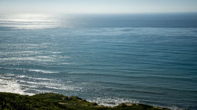 Looking into Vast Pacific Ocean at Cabrillo National Monument