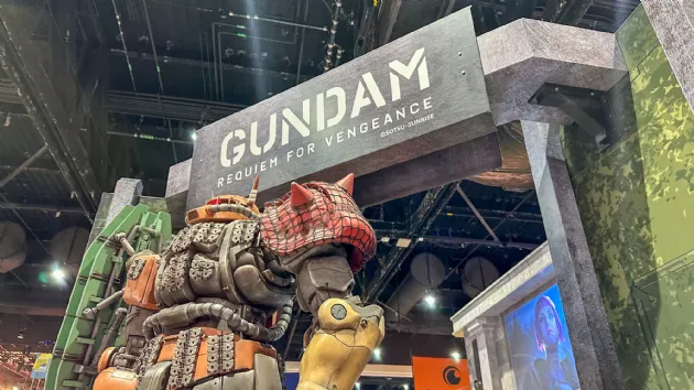 Gundam Booth at Comic Con