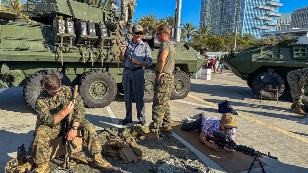 Lots of Guns on Display at Fleet Week San Diego