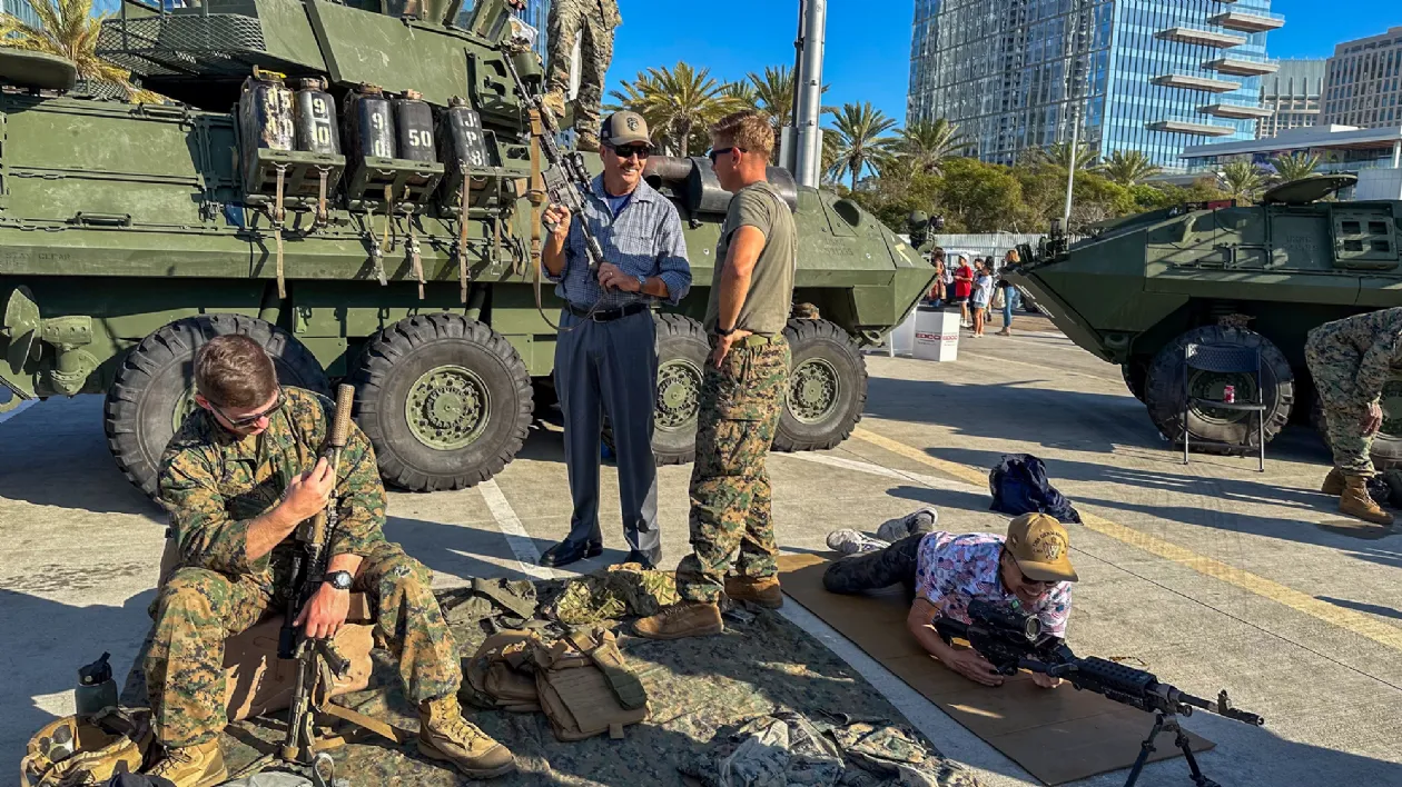 Lots of Guns on Display at Fleet Week San Diego