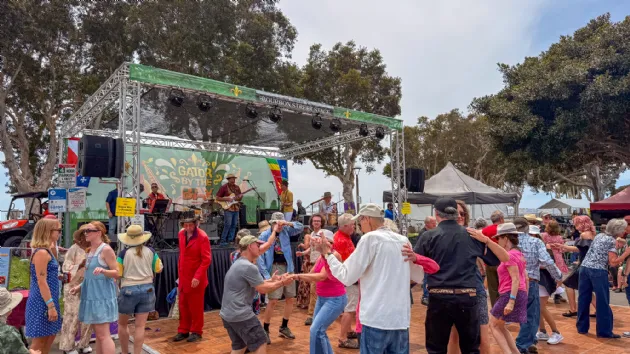 Music and Dancing at the Bourbon Street Stage at Gator by the Bay