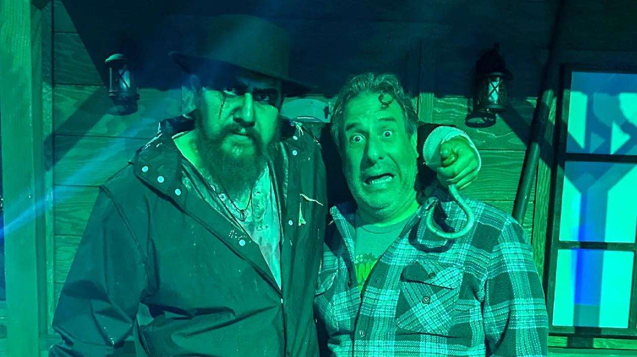 Todd Freaking Out at Howl O Scream Seaworld San Diego