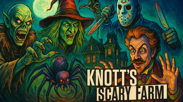 Knotts Scary Farm Mosters and Witches