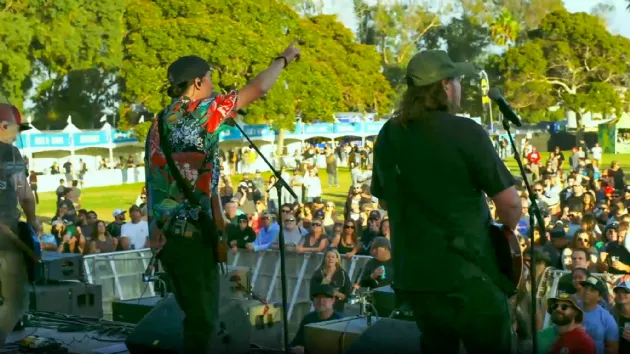 Playing Music at Mission Bayfest Reggae Music Festival