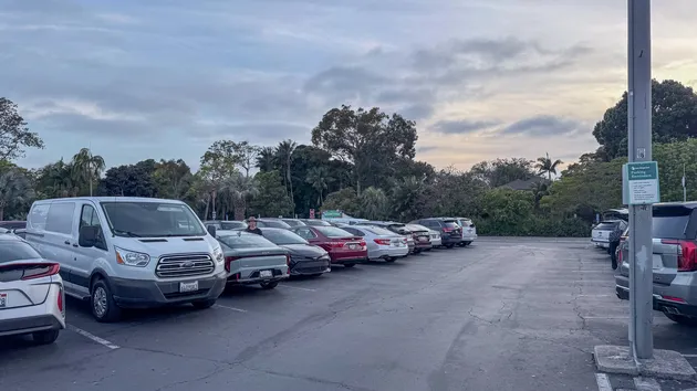 Parking Lot at the San Diego Zoo
