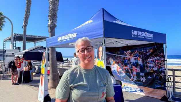 Erika Enjoying the Pacific Beachfest