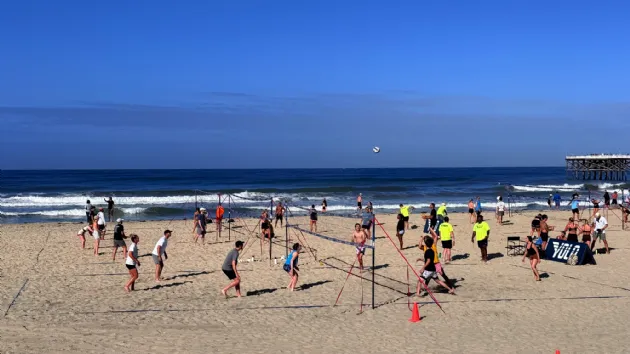 Volleyball Tournament at the Pacific Beachfest