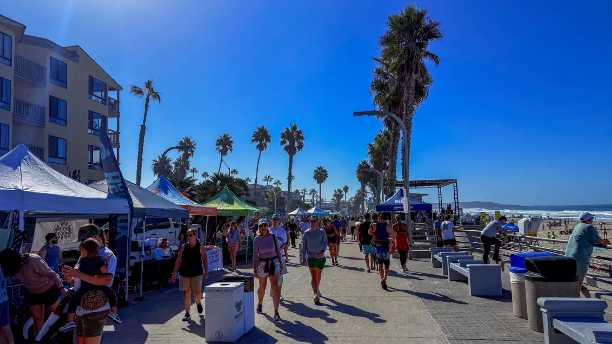 Getting Busy at the Pacific Beachfest