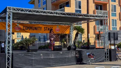 The Community Stage at the Pacific Beachfest