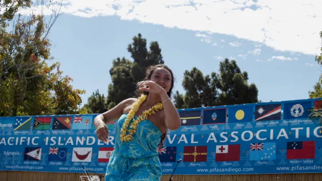 Beautiful Dancing at the Pacific Islander Festival