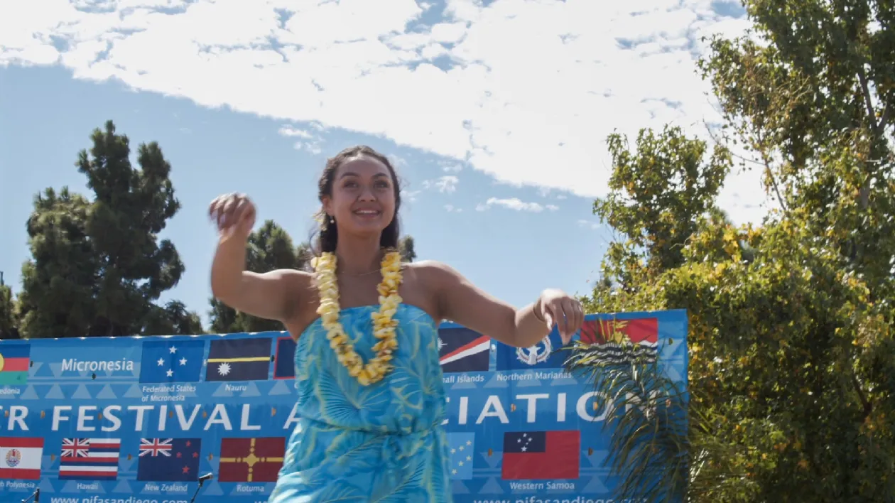 Traditional Dancing at the Pacific Islander Festival