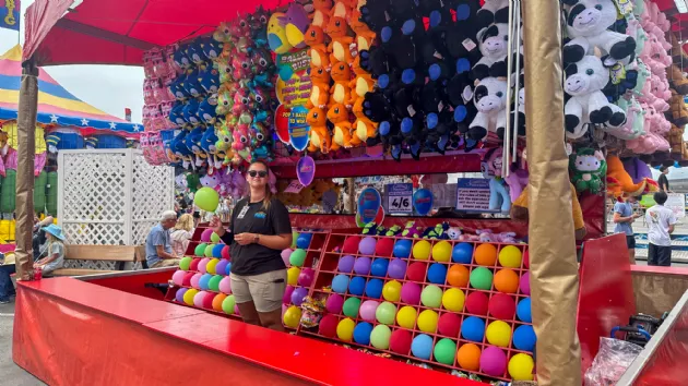 Baloon Game at the San Diego County Fair