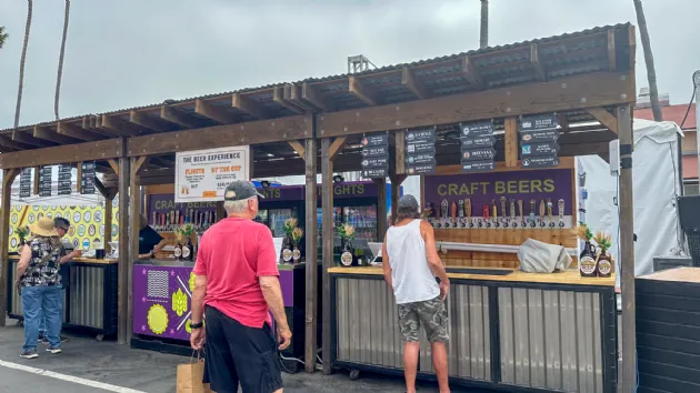 Getting Craft Beer at the San Diego County Fair