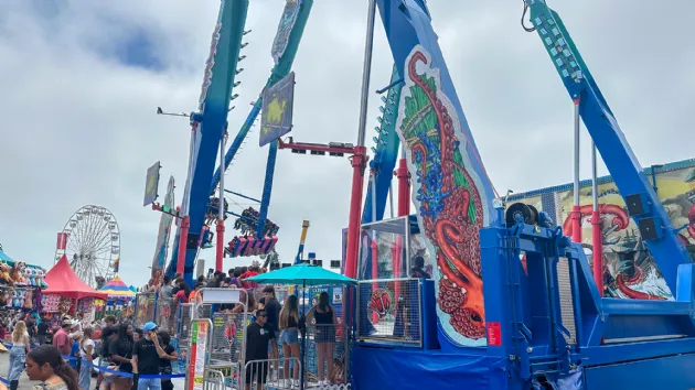 Lots of Rides at the San Diego County Fair